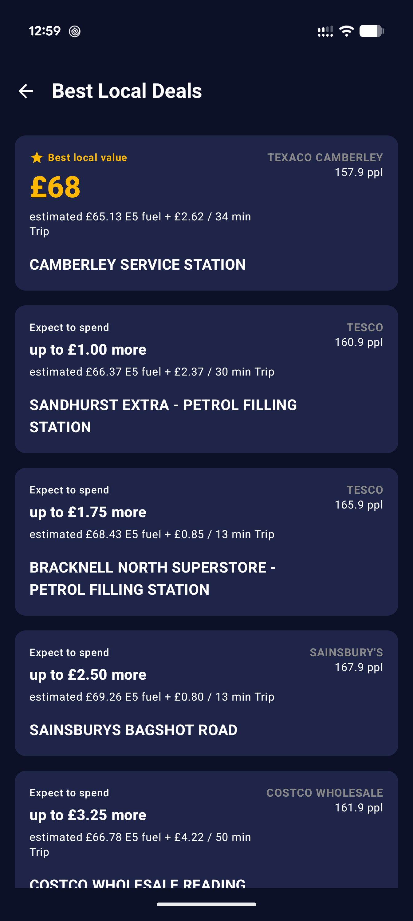 App Screenshot Map View