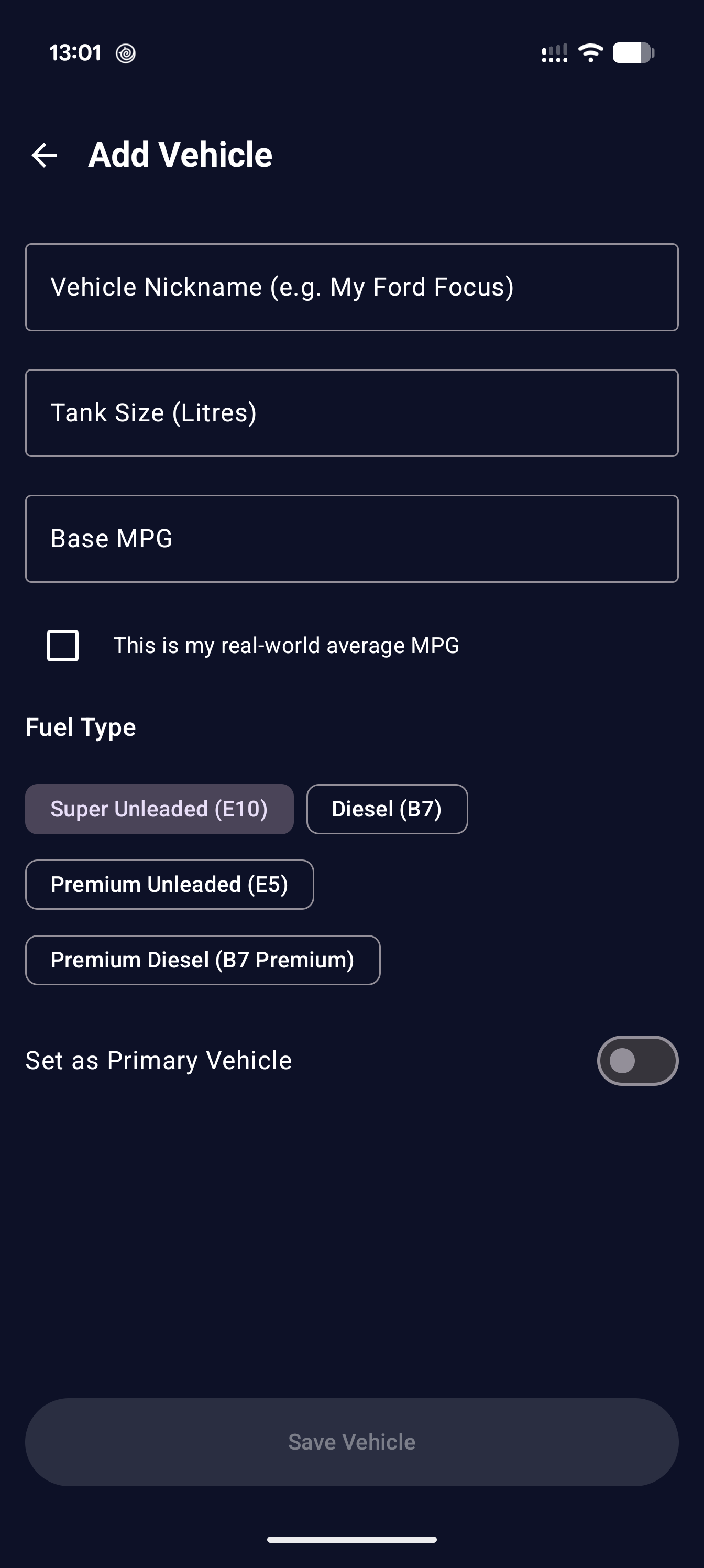 App Screenshot Profile